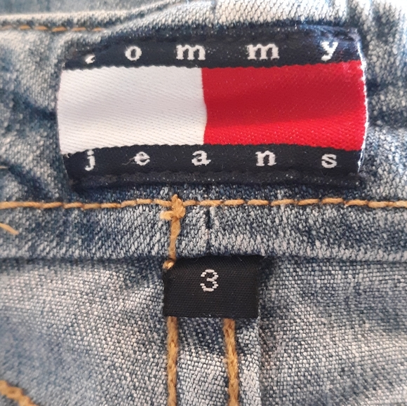 Tommy Hilfiger denim Jean tulip skirt sz 3 *O - Picture 2 of 5
